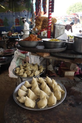 Our favorite samosa staff at the entrance to the Pushkar Camel Fair